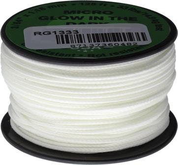 RG1333 Atwood Rope MFG Micro Cord 125 Foot Glow